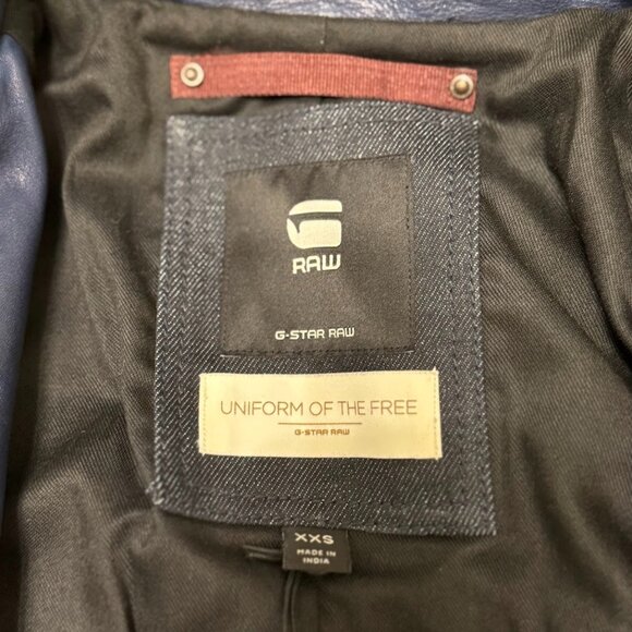 G-Star Raw. Rimu Leather Blazer. XXS - Picture 4 of 4